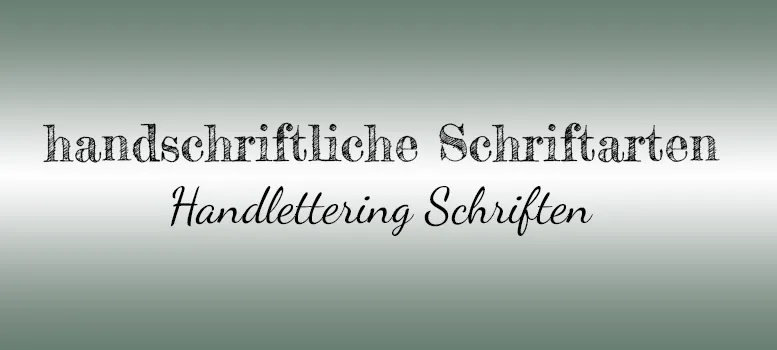 kreative Schriften für nachhaltige Marken: Handgeschrieben.